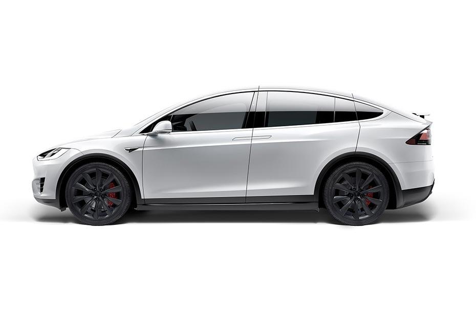 Tesla Model X Left Side View Tesla Model X Left Side View