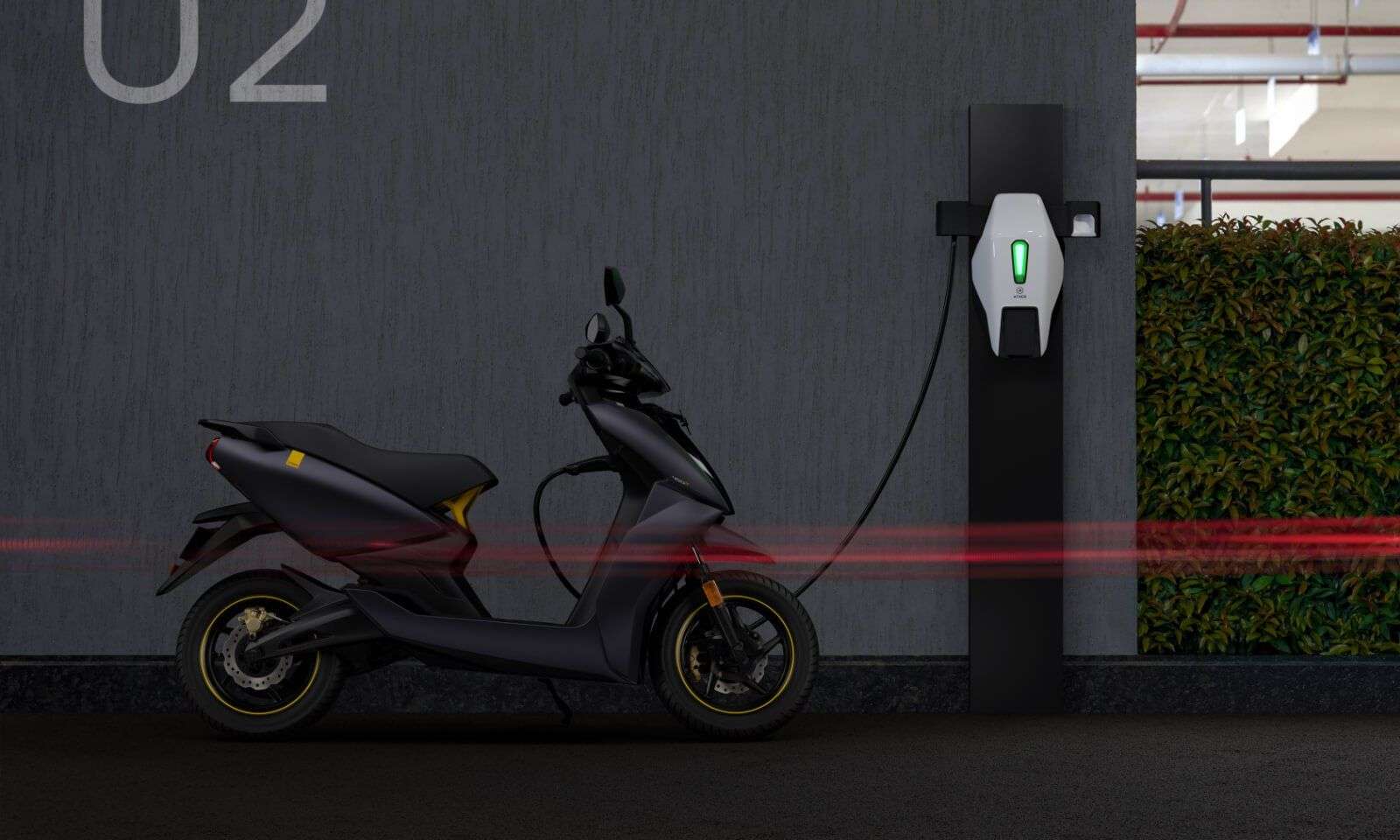 Ather 450 X charging