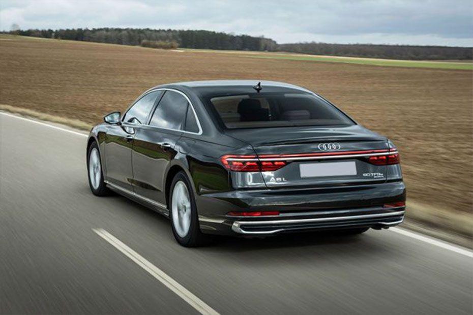 Audi A8 L Left Side Rear View Audi A8 L Left Side Rear View