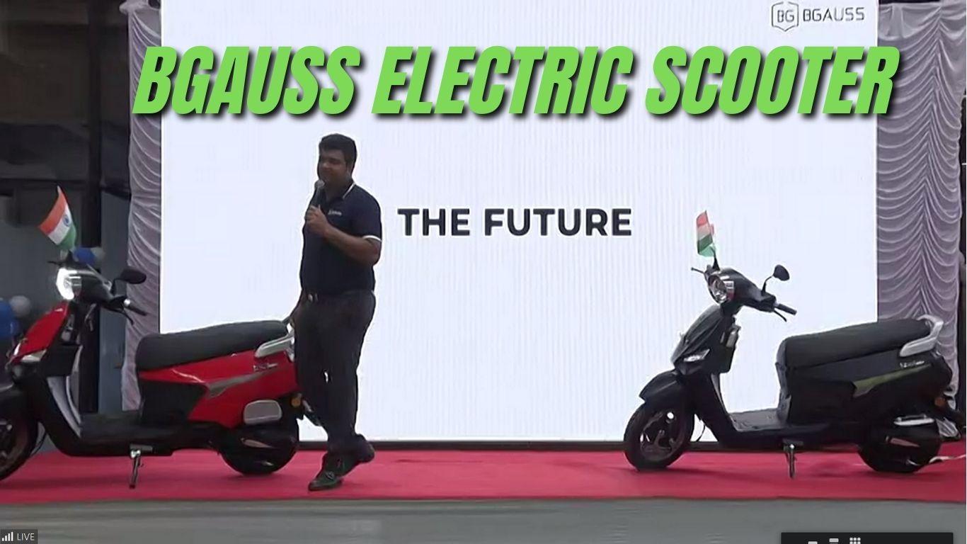 BGAUSS C12 new electric scooter launched at an introductory Price of Rs. 97,999
