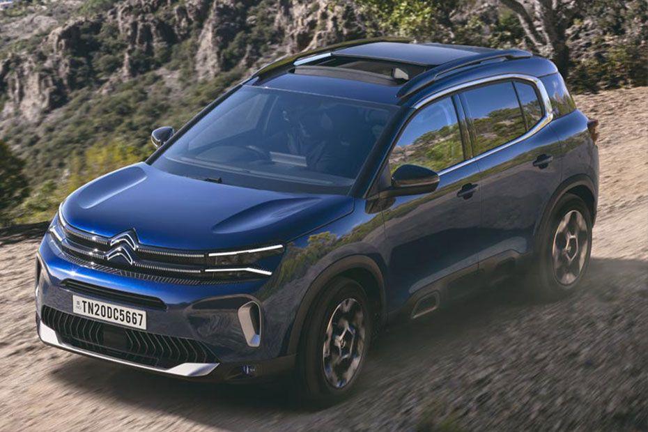 Citroen C5 Aircross Left Side Front View Citroen C5 Aircross Left Side Front View