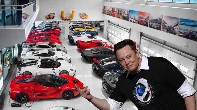 Tesla CEO- Elon Musk's Car Collection: BMW, Ford, Jaguar and More