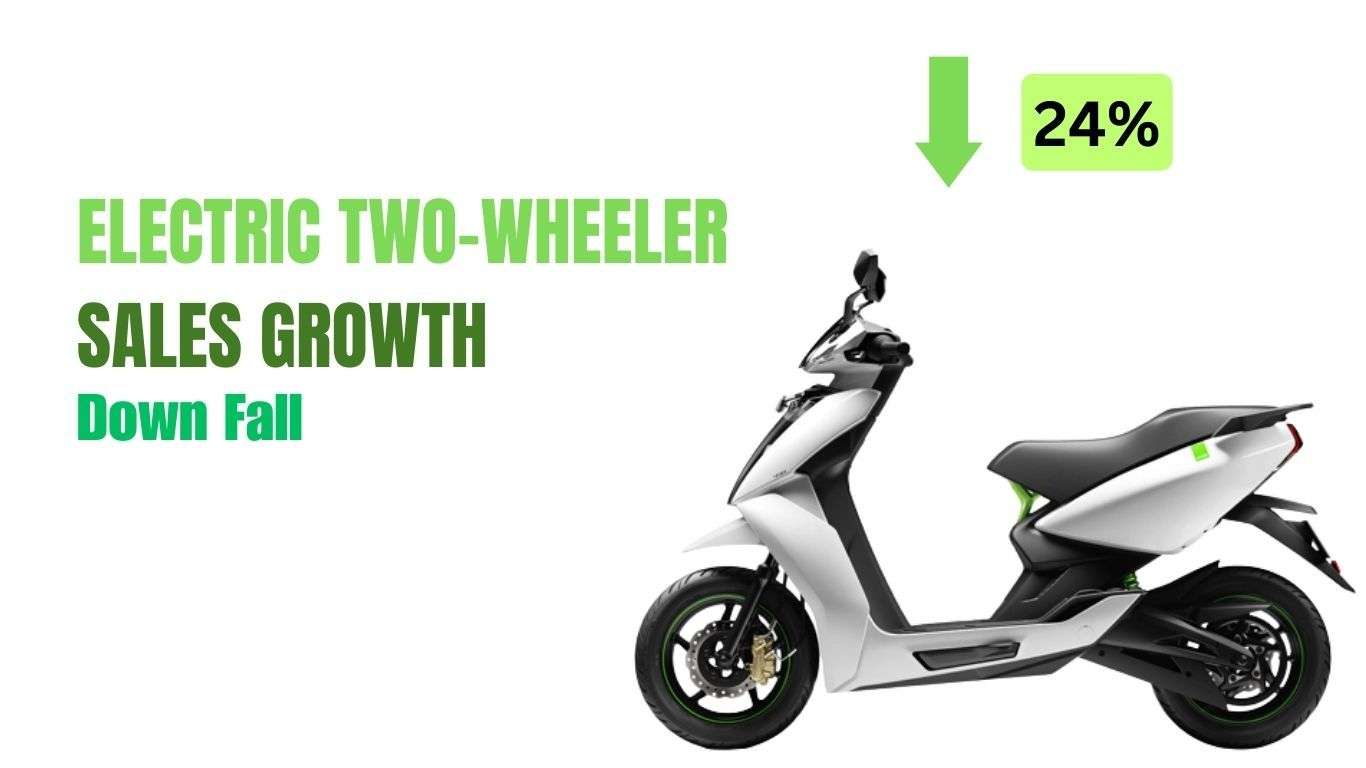 Electric Two Wheeler Sales Growth Downfall