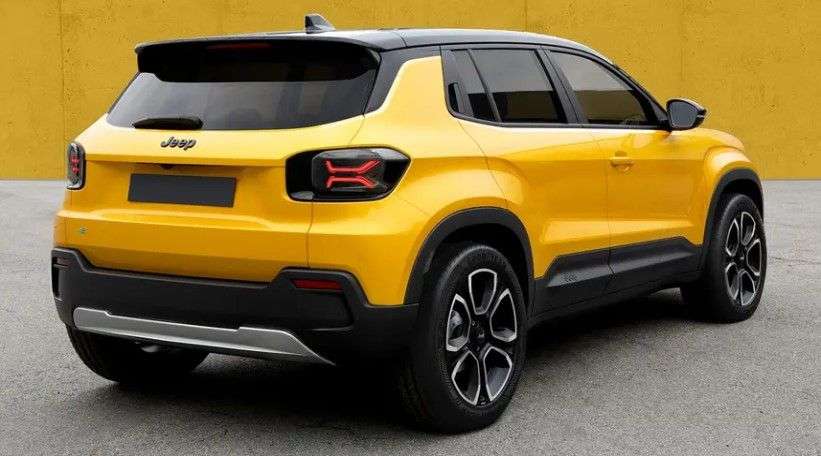 Jeep electric SUV rear