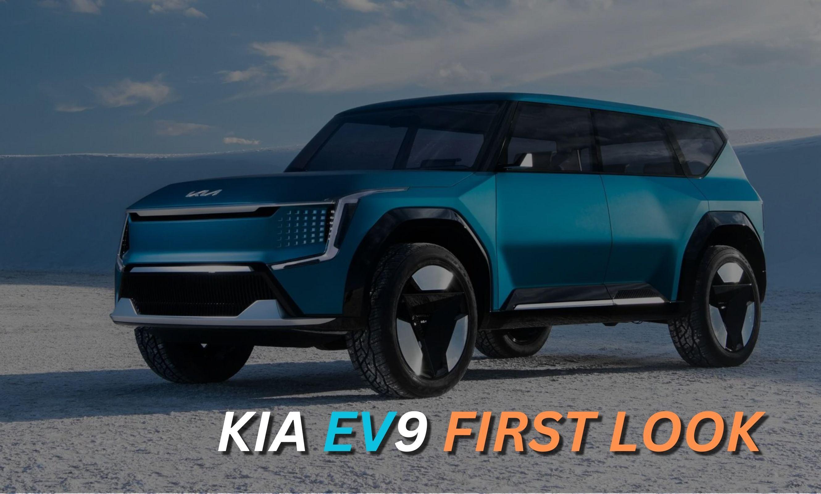 Kia EV9 Electric First Appearance Globally