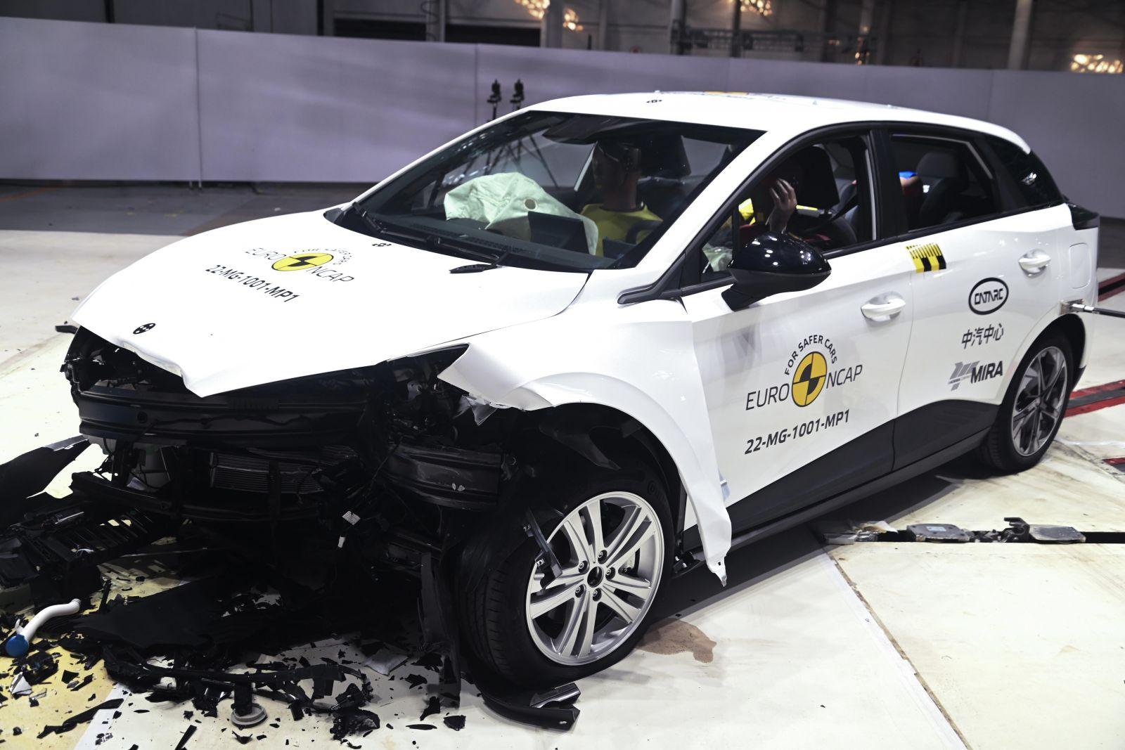 MG 4 electric hatchback receives 5 star in Euro NCAP