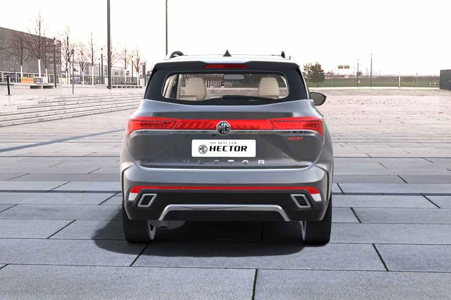 MG Hector Plus Rear View MG Hector Plus Rear View