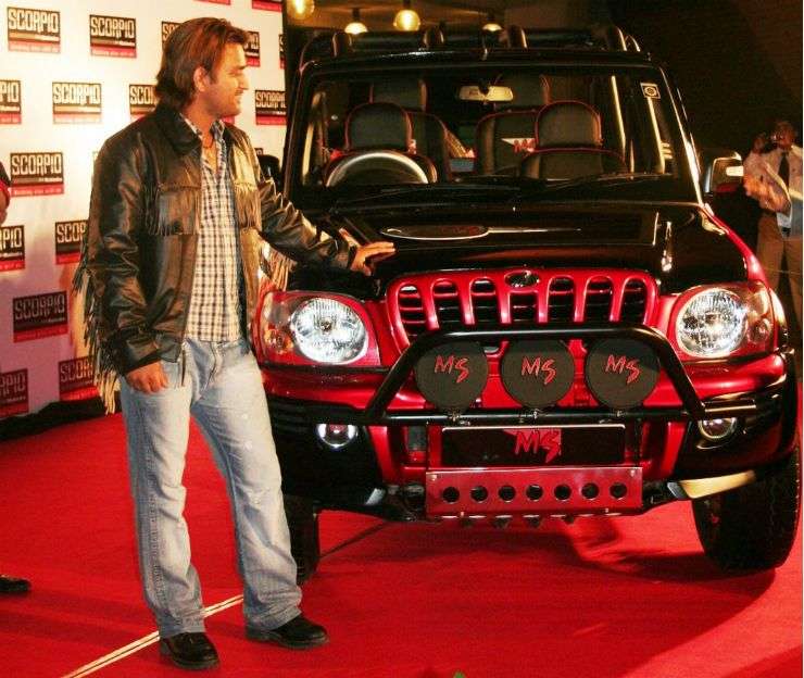 MS Dhoni Mahindra Scorpio special Build