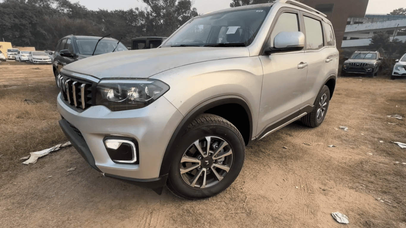 Unveiling the Downsized Alloy Wheels in Scorpio N Z8 AT