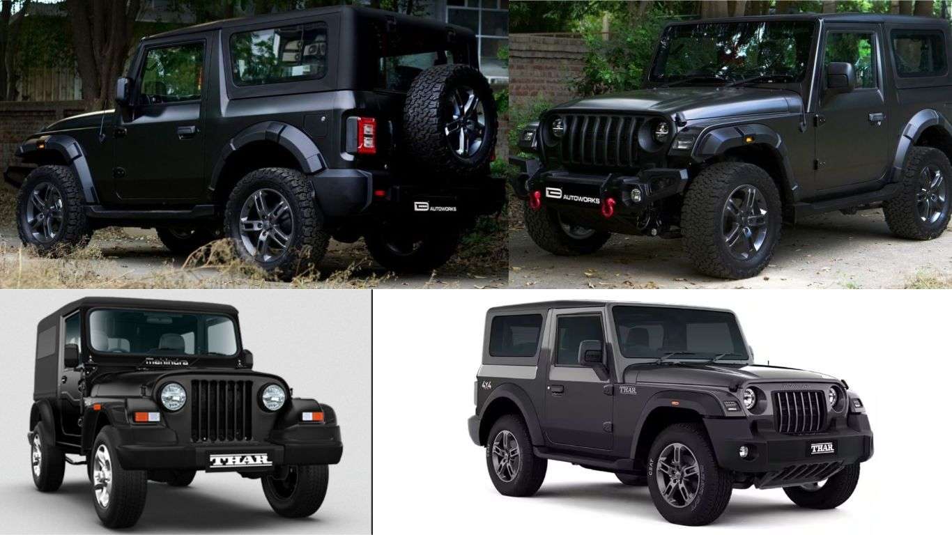 Mahindra Thar Black Color