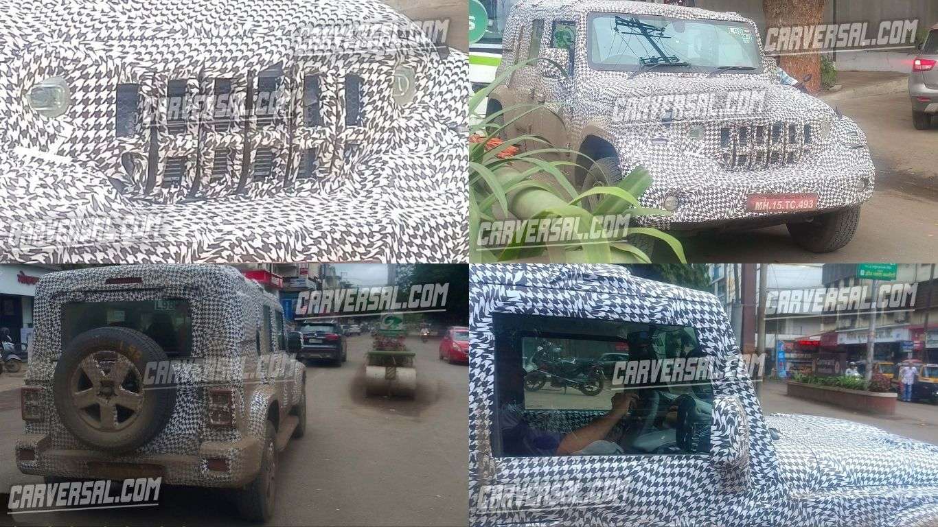 New Mahindra thar 5-door images