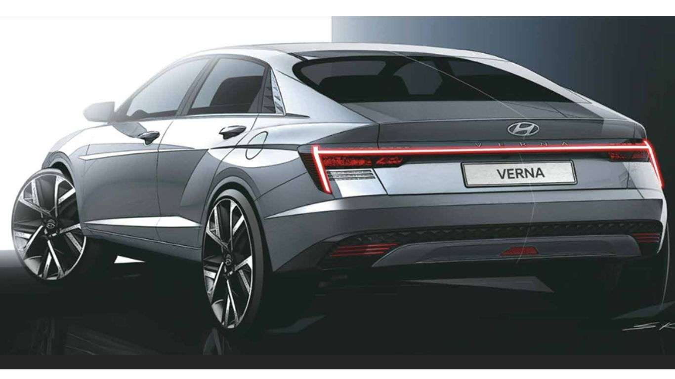 New Verna Rear Profile