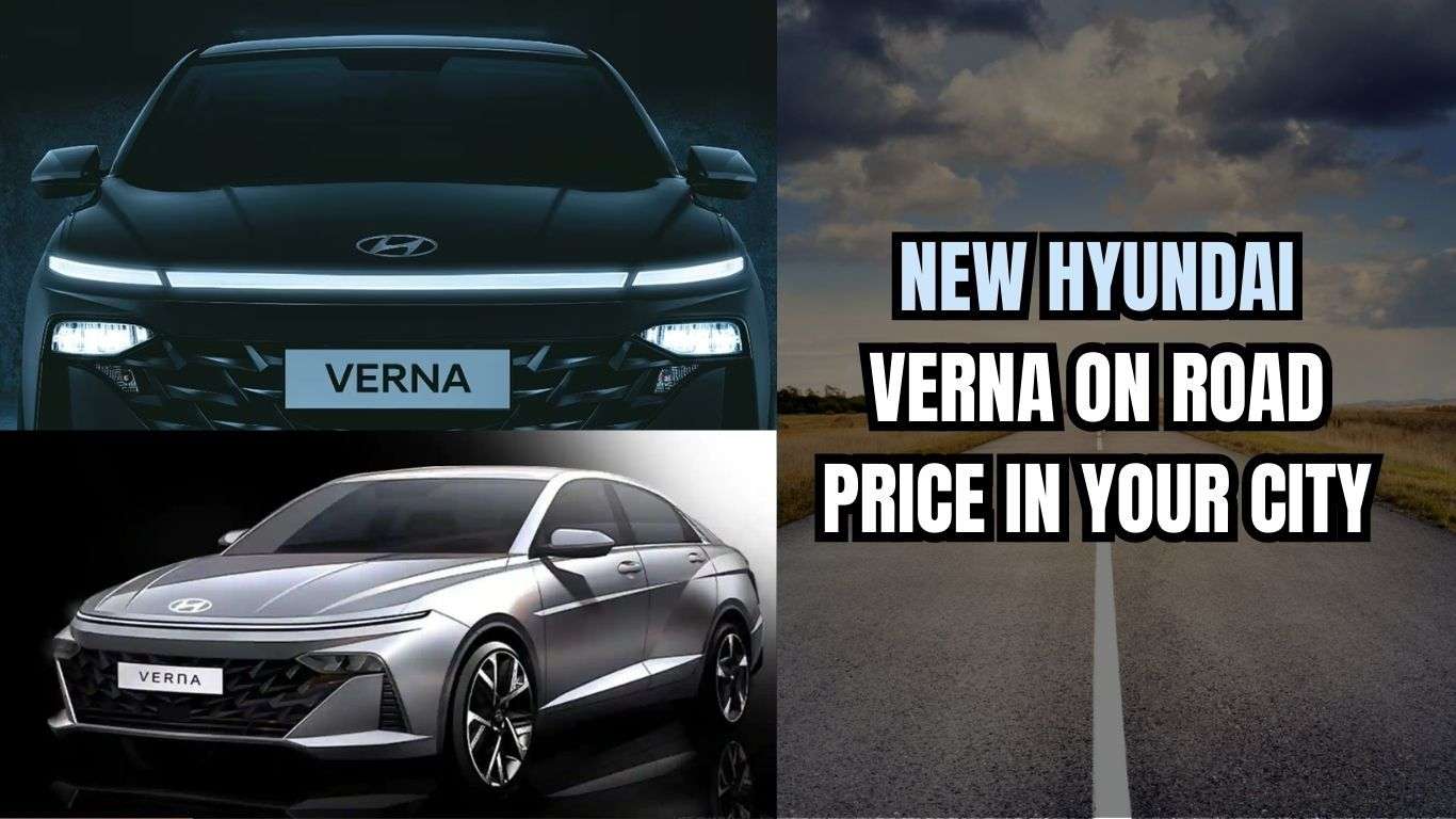 New Hyundai verna on road price in your city