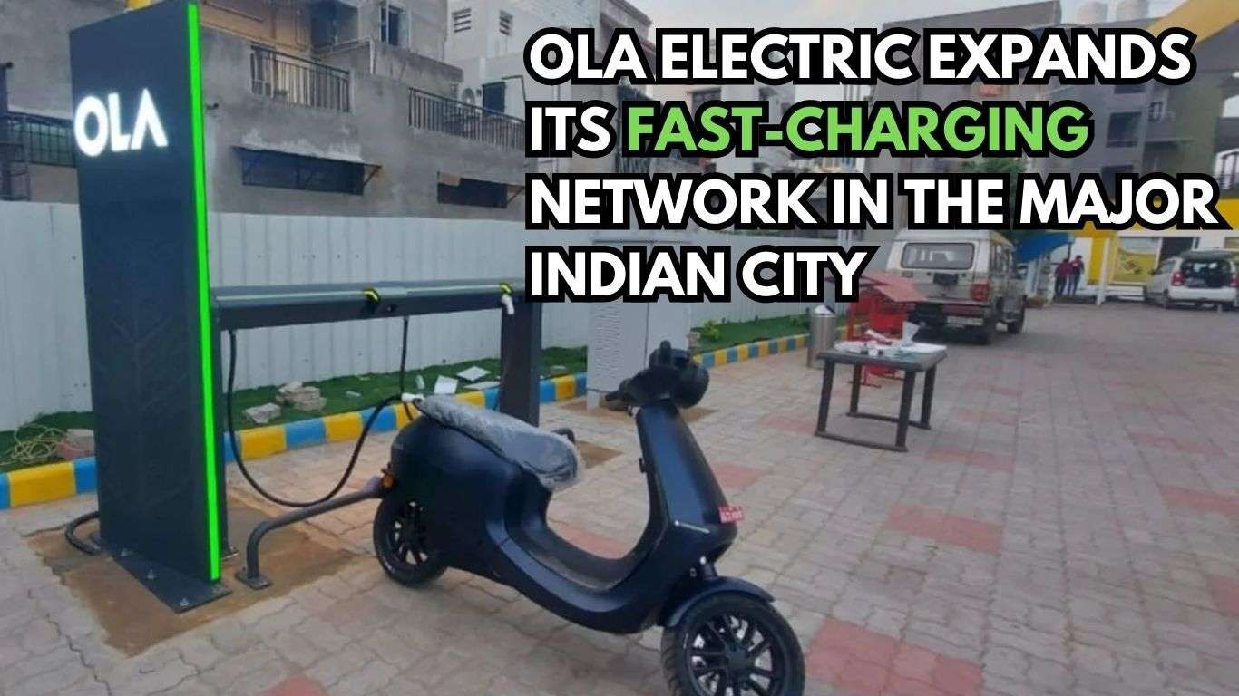 Ola Electric expands its fast-charging network in a major Indian city
