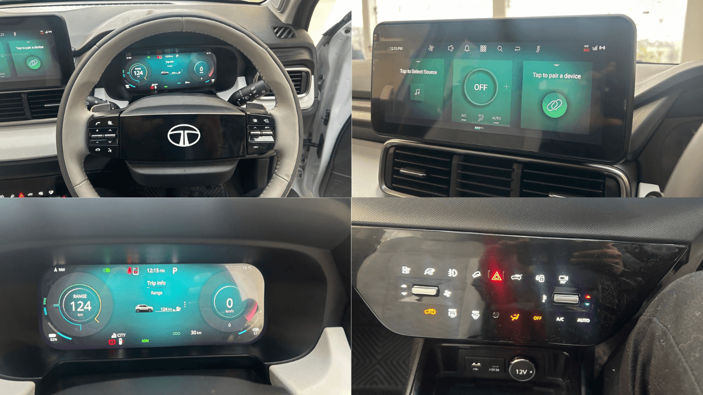 Punch.ev Interior Features