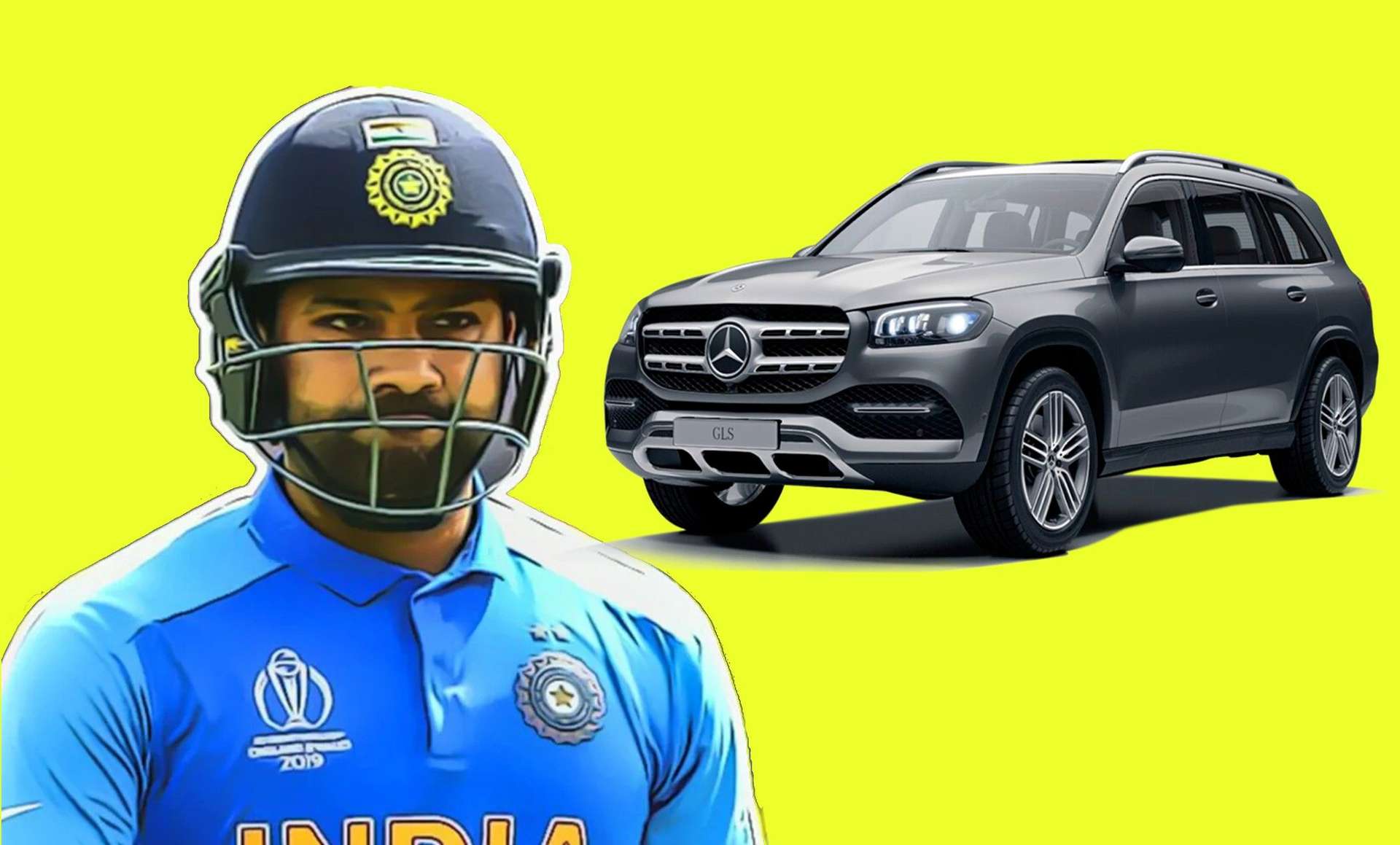 Rohit Sharma Mercedes GLS 400d