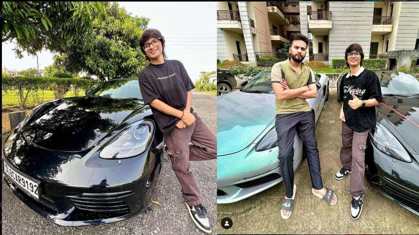 Sourav Joshi Black Porsche 718 Boxter
