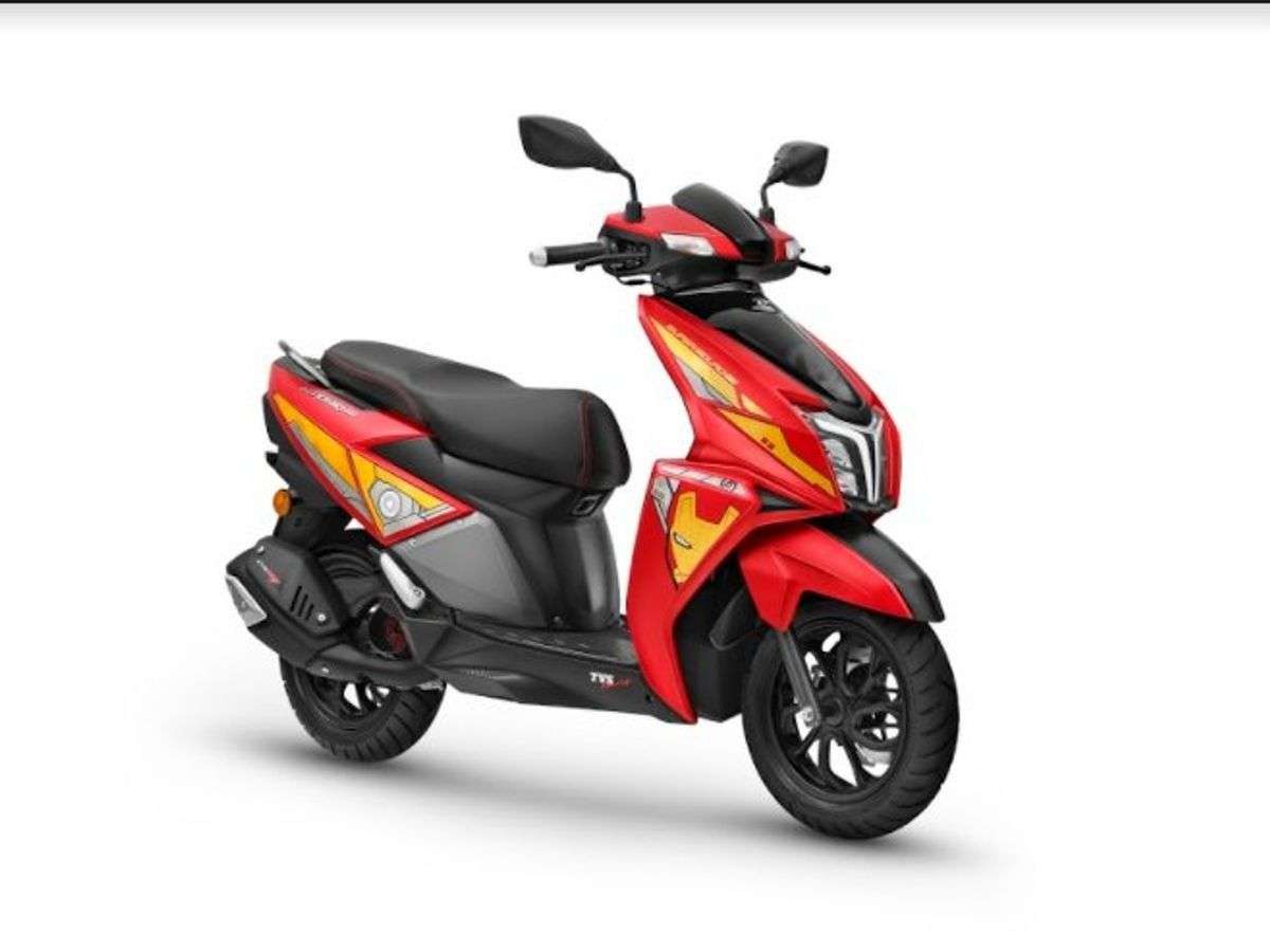 TVS Ntorq Spiderman and Thor Edition scooters