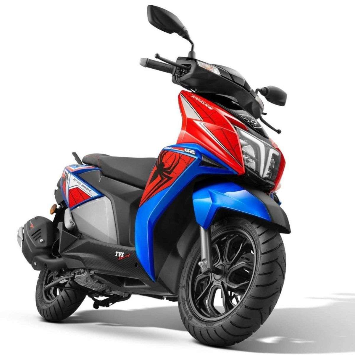 TVS Ntorq Spiderman and Thor Edition scooters