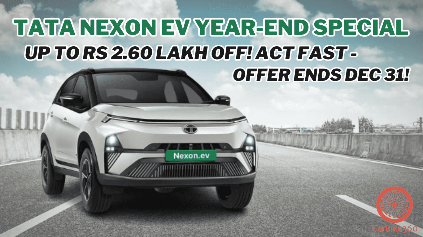 Tata Nexon EV Year End Special discount of 2.60 lakh