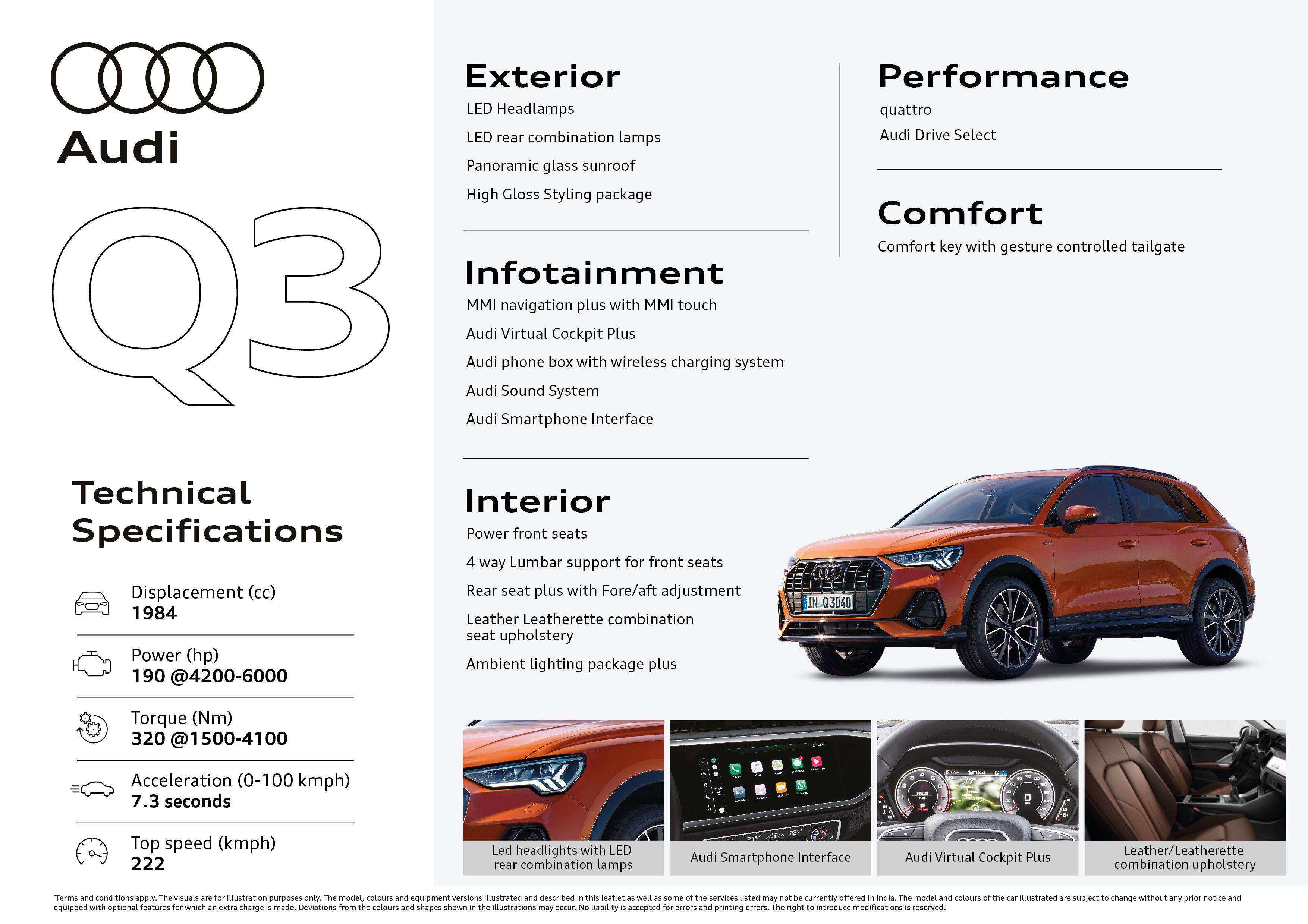 New Audi Q3 SUV 2022 Model Bookings Underway