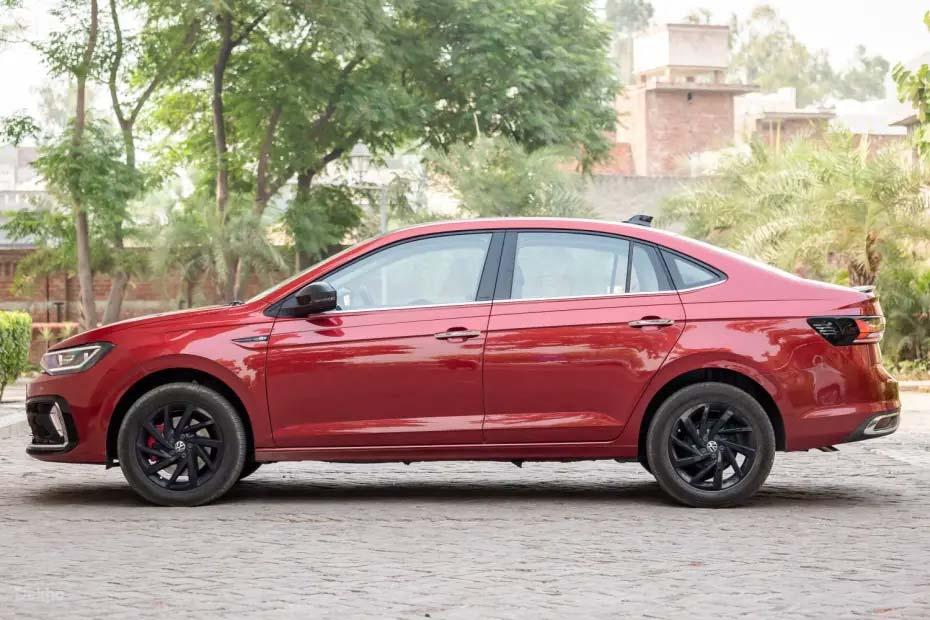 Volkswagen Virtus Left Side View Volkswagen Virtus Left Side View