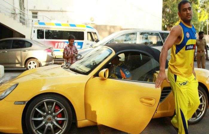 ms dhoni porsche 911