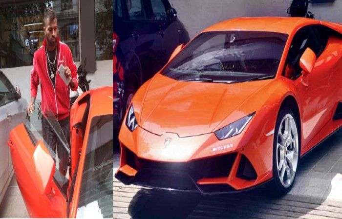 hardik pandya lamborghini huracan evo