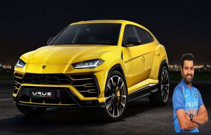 rohit sharma lamborghini urus