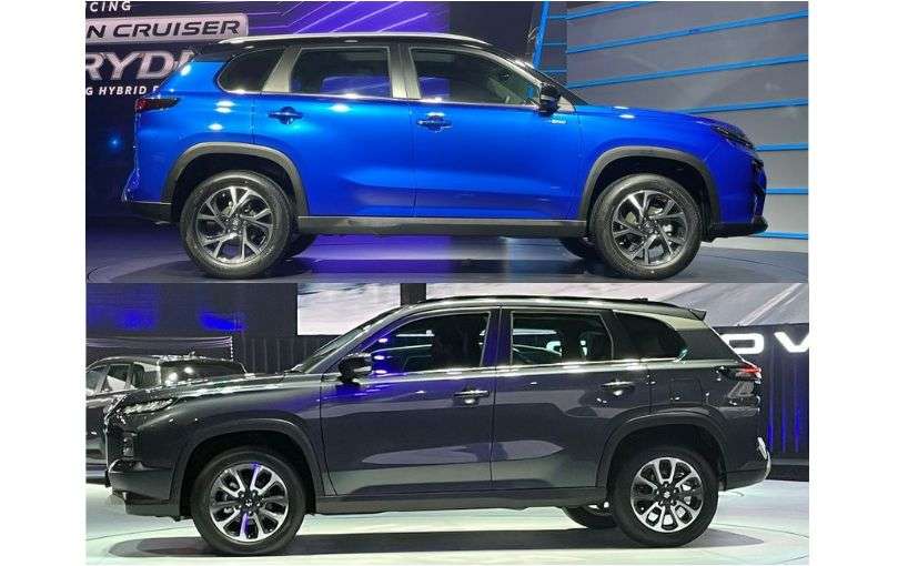 exterior hyryder vs grand vitara