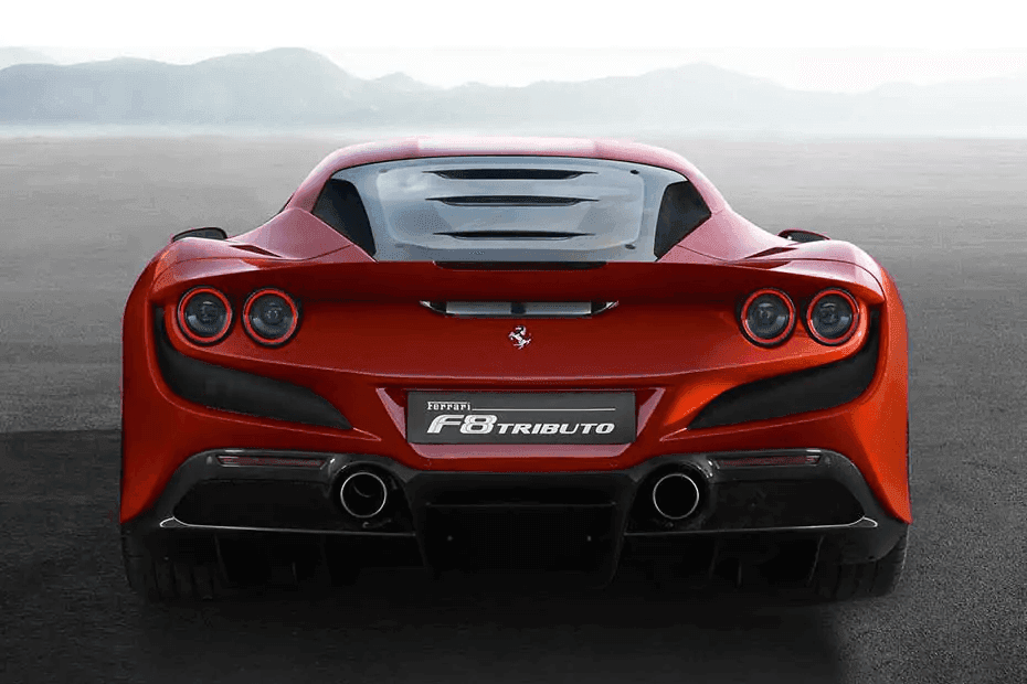 Ferrari F8 Tributo Rear View Ferrari F8 Tributo Rear View