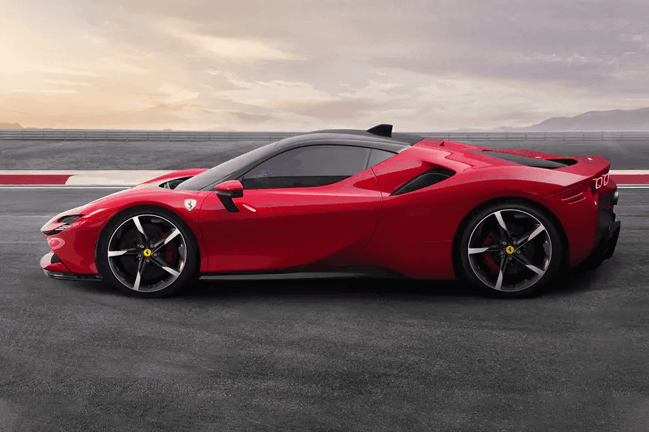 Ferrari SF90 Stradale Left Side View Ferrari SF90 Stradale Left Side View