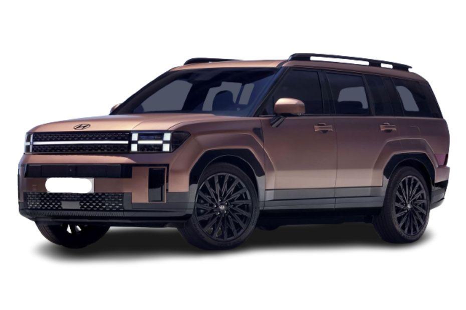 Hyundai Santa Fe 2024 Left Side Front View Hyundai Santa Fe 2024 Left Side Front View