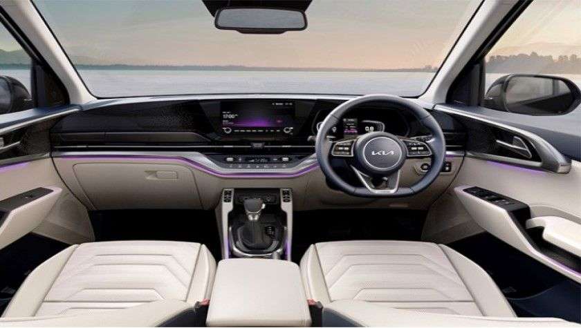 2022 kia carens interior