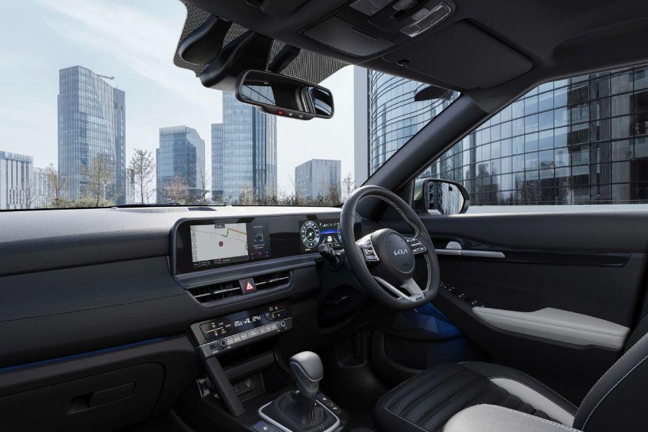 Kia Seltos Facelift Dashboard View Kia Seltos Facelift Dashboard View