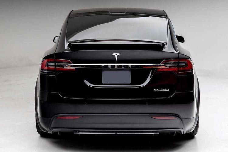 Tesla Model X Rear View Tesla Model X Rear View