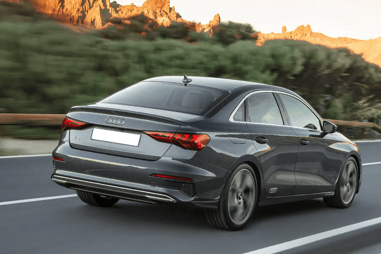 Audi A3 2024 Right Side Rear View Audi A3 2024 Right Side Rear View