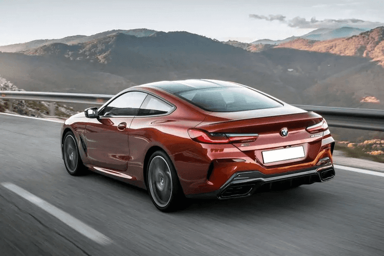 BMW 8 Series Left Side Rear View BMW 8 Series Left Side Rear View