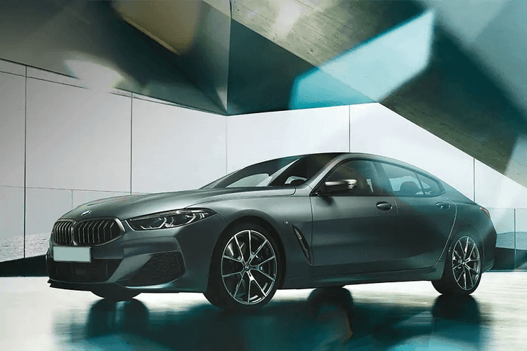 BMW 8 Series Left Side View BMW 8 Series Left Side View