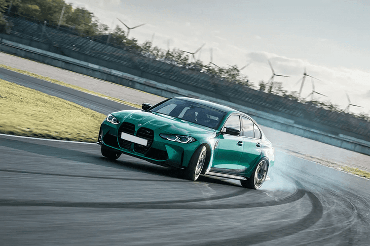 BMW M3 Left Side Front View BMW M3 Left Side Front View