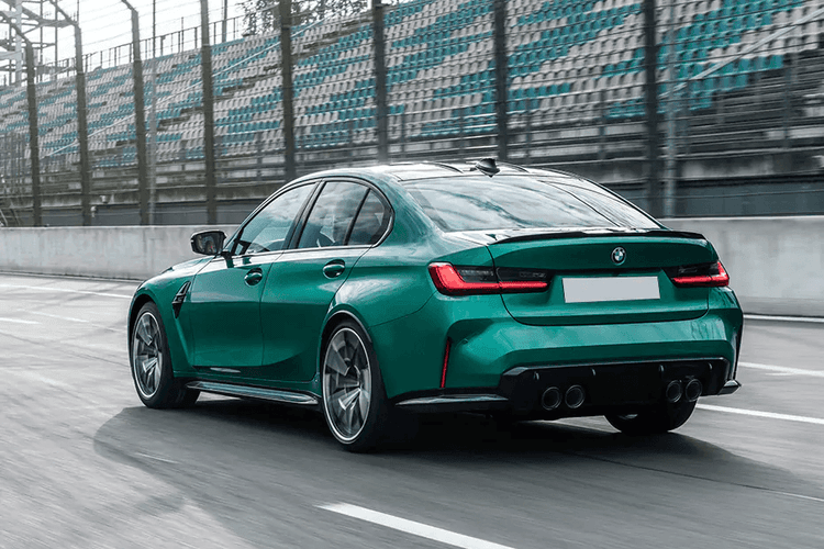 BMW M3 Left Side Rear View BMW M3 Left Side Rear View