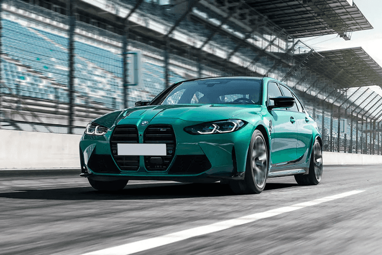 BMW M3 Left Side Front View BMW M3 Left Side Front View