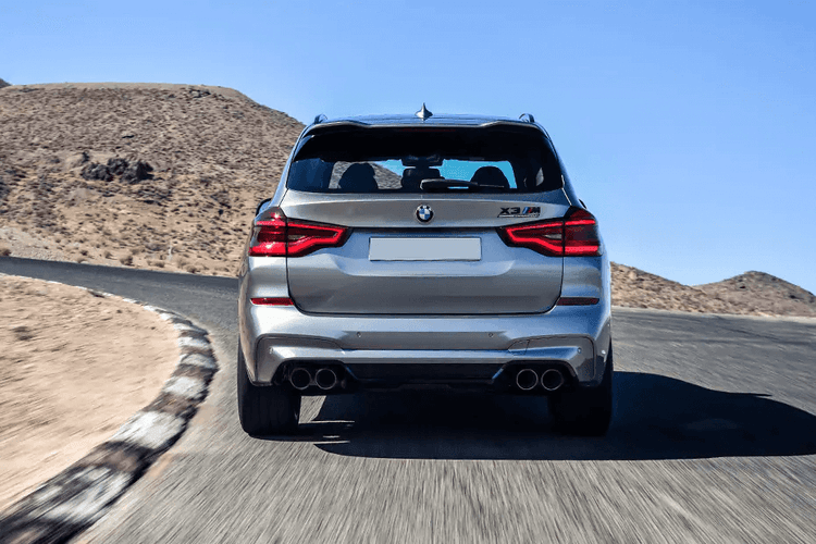 BMW X3 M Rear View BMW X3 M Rear View