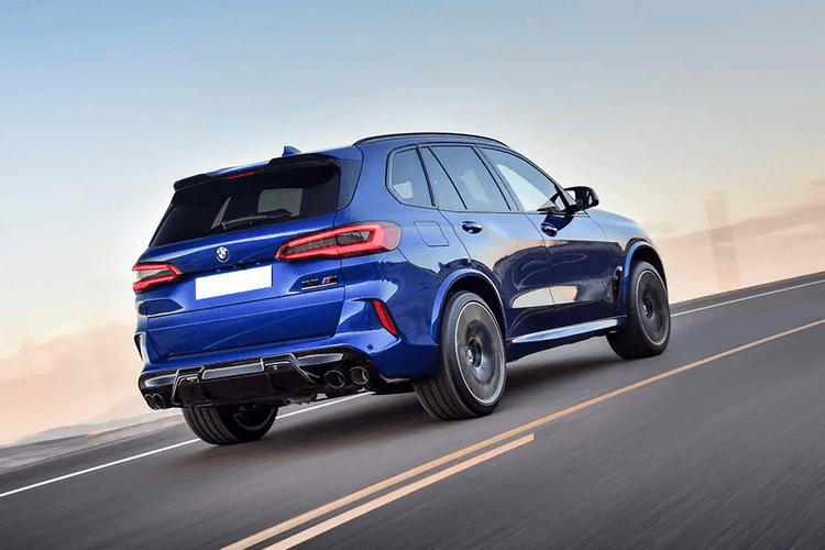 BMW X5 M Right Side Rear View BMW X5 M Right Side Rear View