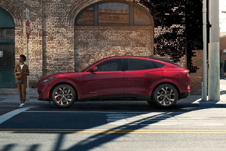 Ford Mustang Mach E Left Side View Ford Mustang Mach E Left Side View