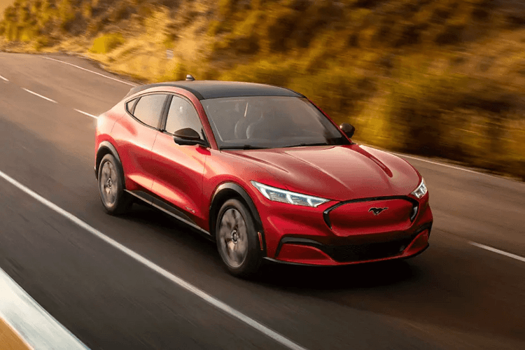 Ford Mustang Mach E Right Side Front View Ford Mustang Mach E Right Side Front View