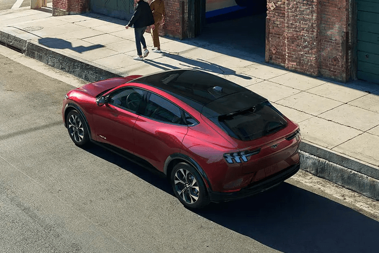 Ford Mustang Mach E Top View Ford Mustang Mach E Top View