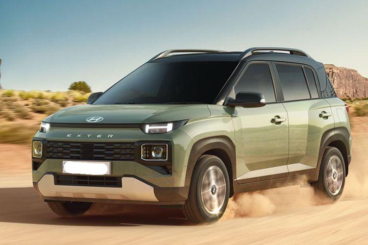 Hyundai Exter Left Side Front View Hyundai Exter Left Side Front View