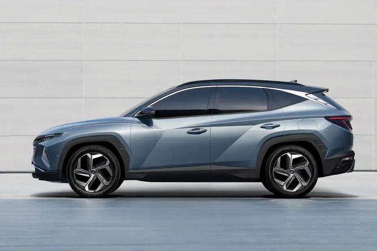 Hyundai-Tucson Left Side View Hyundai-Tucson Left Side View