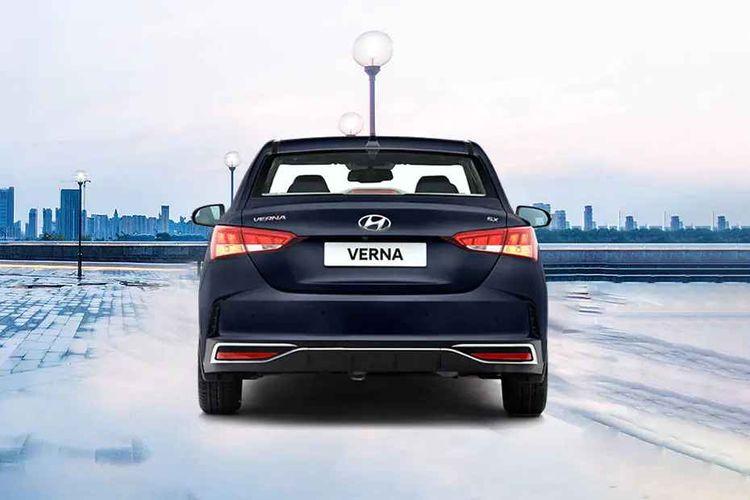 Hyundai Verna Rear View Hyundai Verna Rear View